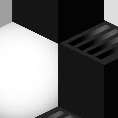 Free Black and White Geometrical Set 