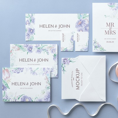 Wedding Mockups High definition wedding card mockups design resources collection including:&nbsp;free wedding…