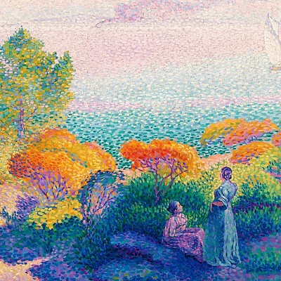 Henri Edmond Cross Henri-Edmond Cross (1856-1910) was&nbsp;a French artist known for his Pointillism paintings of landscapes…