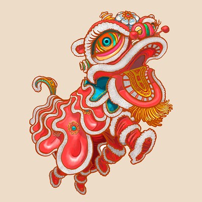 Chinese New Year Illustrations Set 