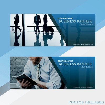 Free Business Banner Template Set 