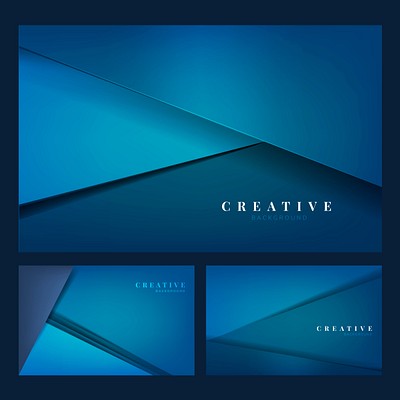 Free Futuristic Gradient Background Set 