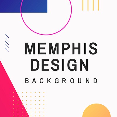 Memphis Patterns Vector Set 