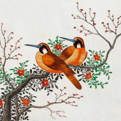 19th Century Chinese Paintings Admirable Chinese paintings by an anonymous Chinese painter from 19th century have been…