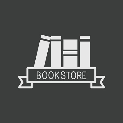 Free Bookstore Simple Logo Set 