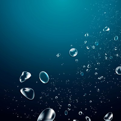 Free Water Droplets Vector Set 