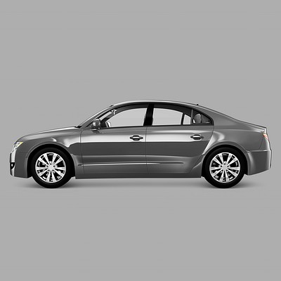 3D Car Mockups : Sedan 