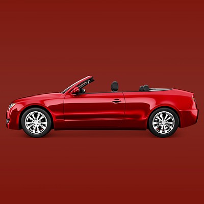 3D Car Mockups : Convertible 